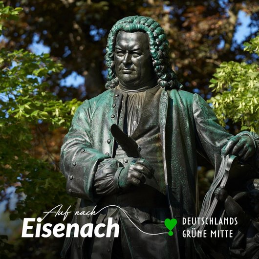 Statue von Johann Sebastian Bach